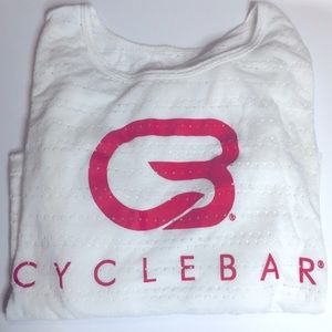 Cyclebar cropped mesh top